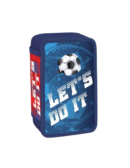 Penar echipat S-COOL SC2458, 3 fermoare, 39 piese, Let's do it