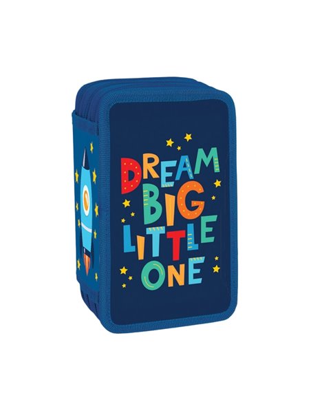 Penar echipat S-COOL SC2461, 3 fermoare, 39 piese, Dream big
