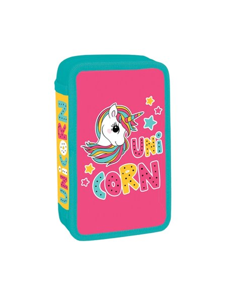 Penar echipat S-COOL SC2446, 2 fermoare, 29 piese, Unicorn