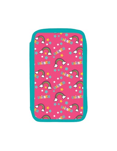 Penar echipat S-COOL SC2446, 2 fermoare, 29 piese, Unicorn