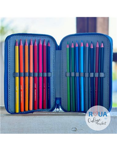 Penar echipat S-COOL SC2461, 3 fermoare, 39 piese, Dream big