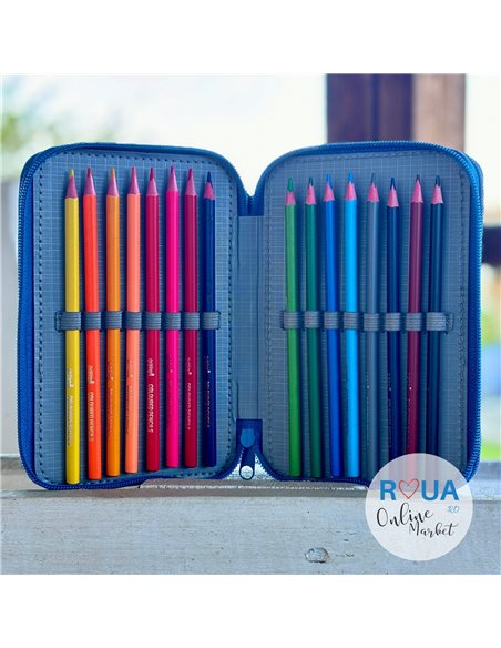 Penar echipat S-COOL SC2461, 3 fermoare, 39 piese, Dream big