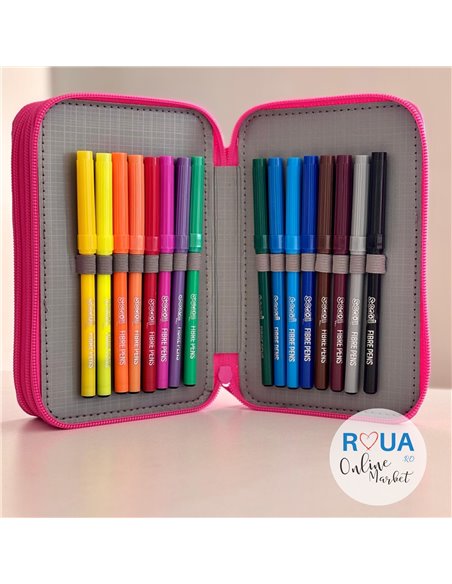 Penar echipat S-COOL SC2456, 3 fermoare, 39 piese, I am so purrfect