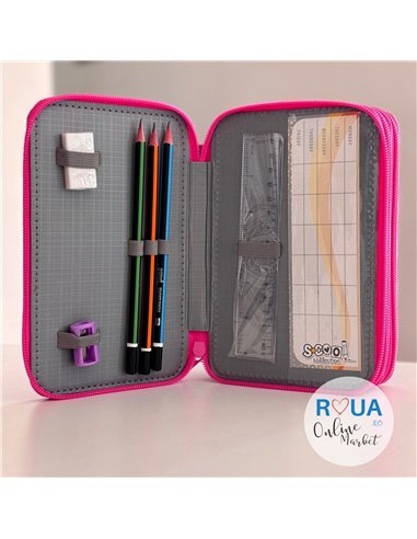 Penar echipat S-COOL SC2456, 3 fermoare, 39 piese, I am so purrfect