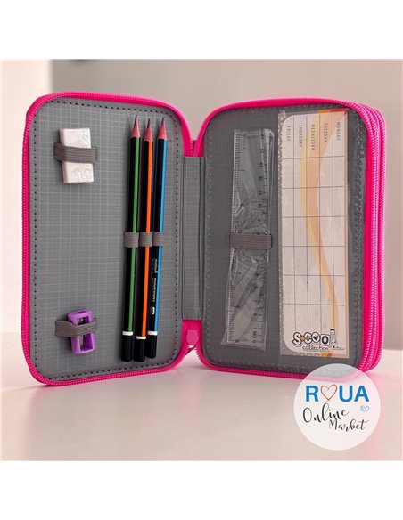 Penar echipat S-COOL SC2456, 3 fermoare, 39 piese, I am so purrfect