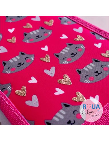 Penar echipat S-COOL SC2456, 3 fermoare, 39 piese, I am so purrfect