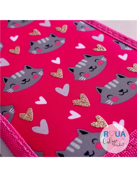 Penar echipat S-COOL SC2456, 3 fermoare, 39 piese, I am so purrfect