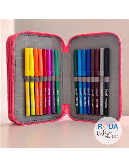 Penar echipat S-COOL SC2455, 3 fermoare, 39 piese, Dream 