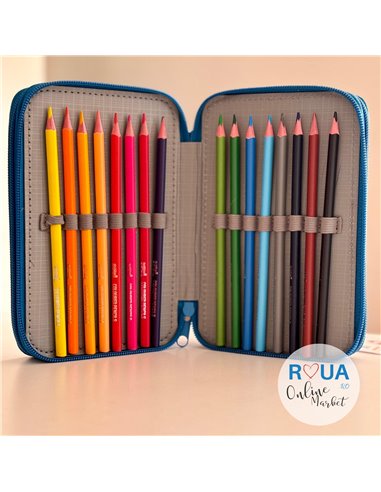 Penar echipat S-COOL SC2454, 3 fermoare, 39 piese, Dream big