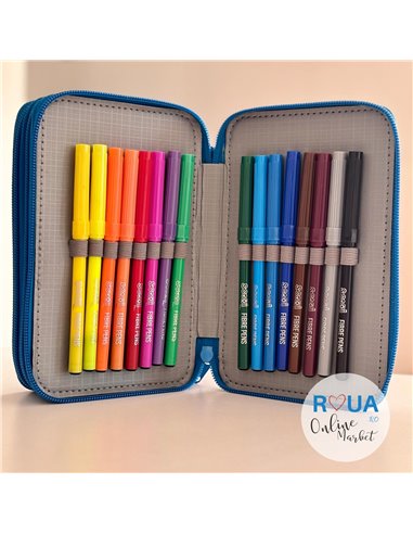 Penar echipat S-COOL SC2454, 3 fermoare, 39 piese, Dream big