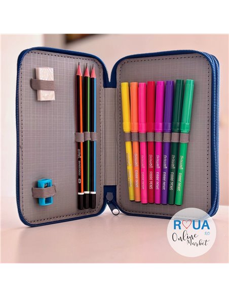 Penar echipat S-COOL SC2451, 2 fermoare, 29 piese, Let's do it