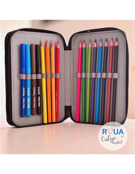 Penar echipat S-COOL SC2452, 2 fermoare, 29 piese, Street ball