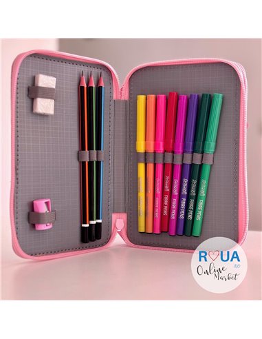 Penar echipat S-COOL SC2449, 2 fermoare, 29 piese, Believe