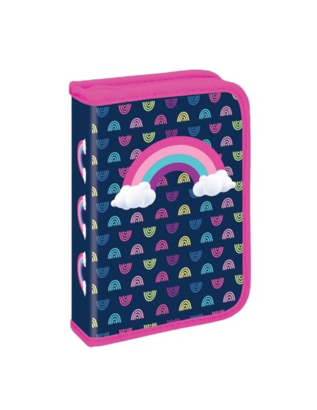 Penar echipat S-COOL SC2433, 1 fermoar, 32 piese, Curcubeu