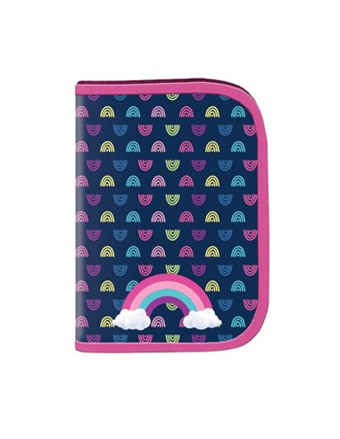 Penar echipat S-COOL SC2433, 1 fermoar, 32 piese, Curcubeu