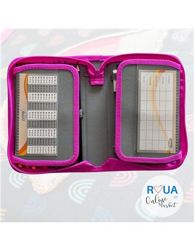 Penar echipat S-COOL SC2433, 1 fermoar, 32 piese, Curcubeu