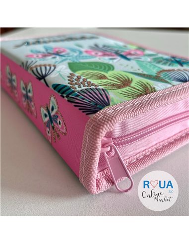 Penar echipat S-COOL SC2437, 1 fermoar, 32 piese, Fluturi