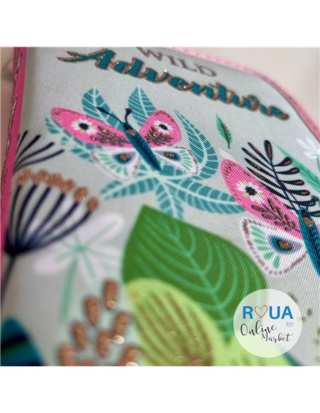 Penar echipat S-COOL SC2437, 1 fermoar, 32 piese, Fluturi