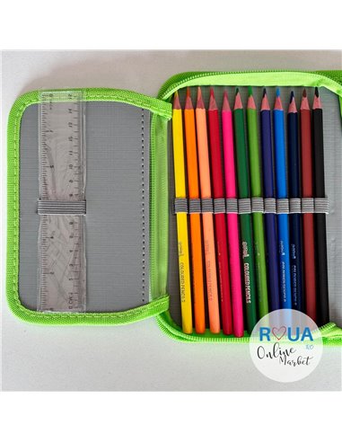 Penar echipat S-COOL SC2441, 1 fermoar, 32 piese, Football Penar echipat S-COOL SC2441, 1 fermoar, 32 piese, Football