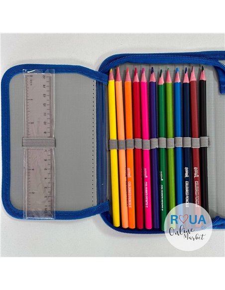 Penar echipat S-COOL SC2442, 1 fermoar, 32 piese, Football