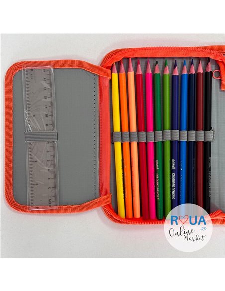 Penar echipat S-COOL SC2439, 1 fermoar, 32 piese, Basketball Penar echipat S-COOL SC2439, 1 fermoar, 32 piese, Basketball