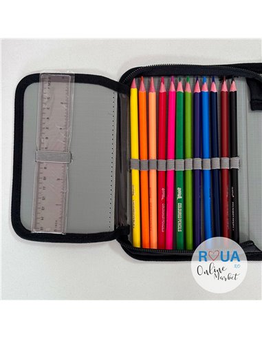 Penar echipat S-COOL SC2438, 1 fermoar, 32 piese, Dinosaurs