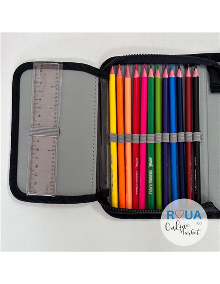 Penar echipat S-COOL SC2438, 1 fermoar, 32 piese, Dinosaurs