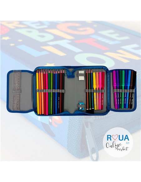 Penar echipat S-COOL SC2444, 1 fermoar, 32 piese, Dream big little one Penar echipat S-COOL SC2444, 1 fermoar, 32 piese, Dream big little one