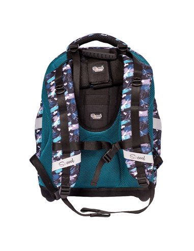 Ghiozdan troller anatomic S-COOL SC1513, Motiv dinozaur Ghiozdan troller anatomic S-COOL SC1513, Motiv dinozaur