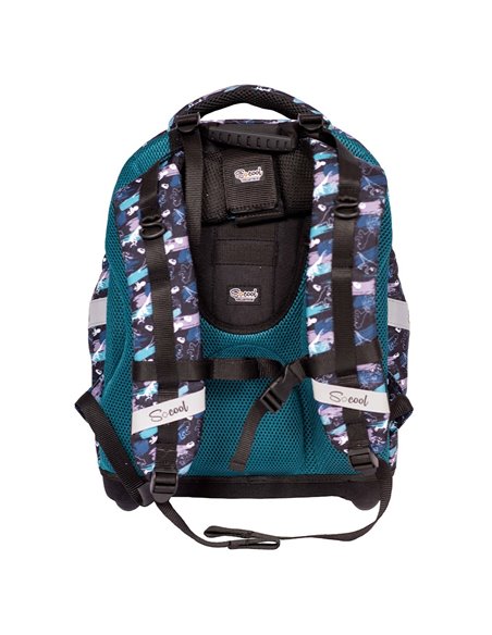 Ghiozdan troller anatomic S-COOL SC1513, Motiv dinozaur Ghiozdan troller anatomic S-COOL SC1513, Motiv dinozaur