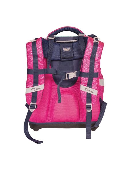 Ghiozdan scoala anatomic S-COOL SC1511, Motiv unicorn