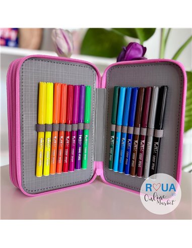Penar echipat cu 3 fermoare YOLLO YL114, Good vibes