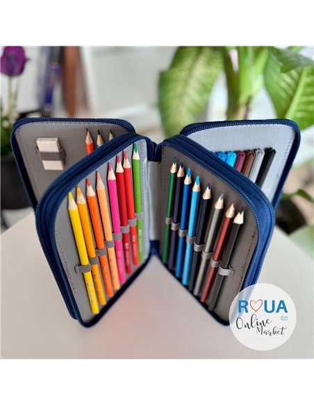Penar echipat cu 3 fermoare YOLLO YL116, Dinozaur Penar echipat cu 3 fermoare YOLLO YL116, Dinozaur