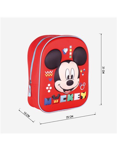Ghiozdan gradinita Cerda, Design 3D, Mickey mouse