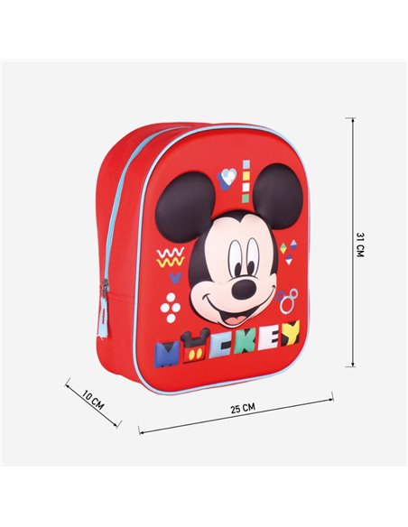 Ghiozdan gradinita Cerda, Design 3D, Mickey mouse