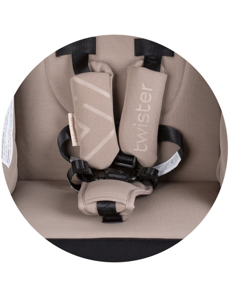 LKTW02403MA,Carucior Chipolino Twister macadamia cu sezut rotativ