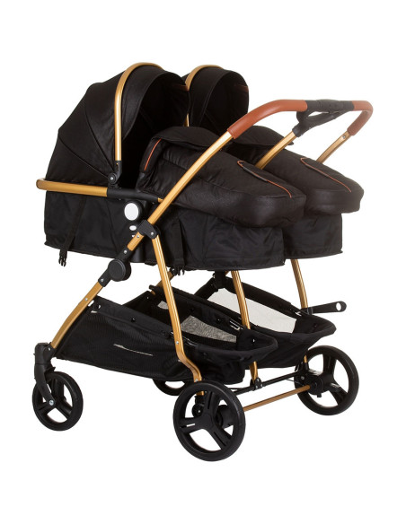 KBDS02401OG,Carucior gemeni Chipolino Duo Smart 2 in 1 obsidian gold KBDS02401OG,Carucior gemeni Chipolino Duo Smart 2 in 1 obsidian gold