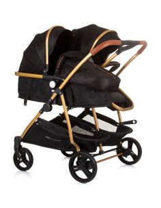 KBDS02401OG,Carucior gemeni Chipolino Duo Smart 2 in 1 obsidian gold 2