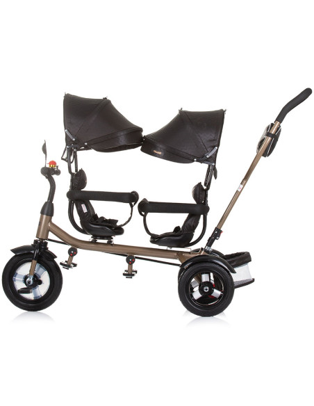 TRK2P0241OG,Tricicleta gemeni Chipolino 2Play obsidian gold