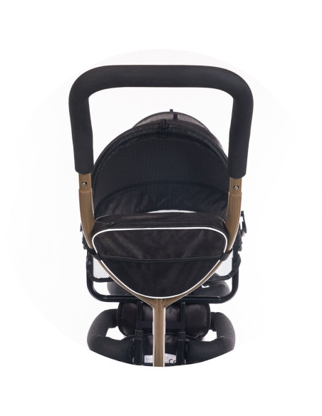 TRK2P0241OG,Tricicleta gemeni Chipolino 2Play obsidian gold