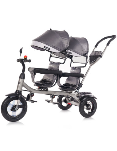 TRK2P0244SG,Tricicleta gemeni Chipolino 2Play silver grey