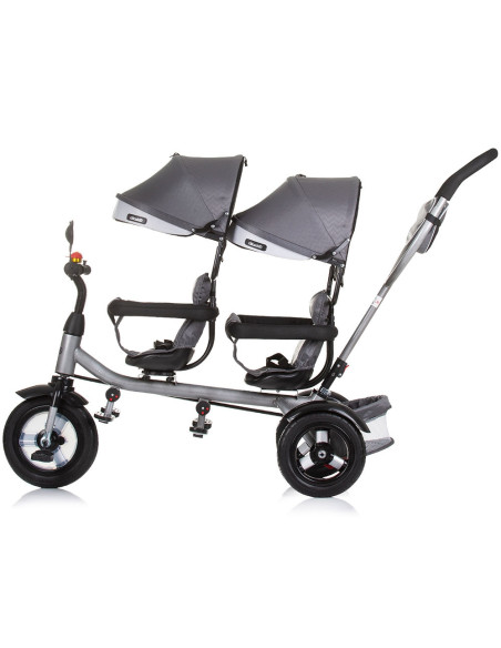 TRK2P0244SG,Tricicleta gemeni Chipolino 2Play silver grey
