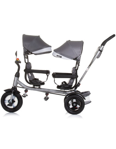 TRK2P0244SG,Tricicleta gemeni Chipolino 2Play silver grey