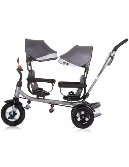 TRK2P0244SG,Tricicleta gemeni Chipolino 2Play silver grey