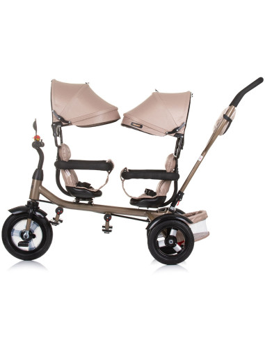 TRK2P0245GB,Tricicleta gemeni Chipolino 2Play golden beige