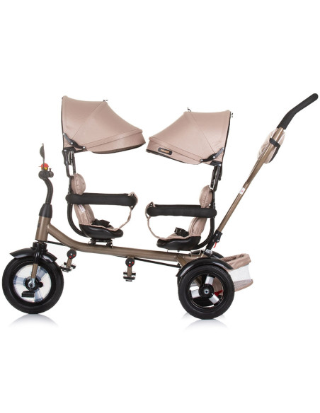 TRK2P0245GB,Tricicleta gemeni Chipolino 2Play golden beige