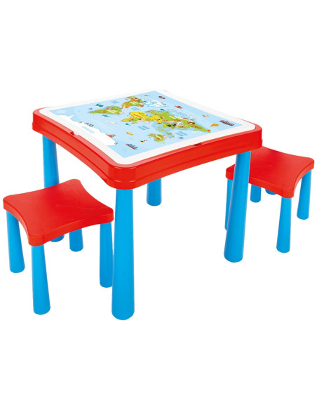 PL-03-477,Set masuta cu scaune si cuburi Pilsan Master Study Table cu 121 piese