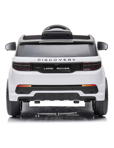 ELJLRD221WH,Masinuta electrica Chipolino SUV Land Rover Discovery cu scaun din piele si roti EVA white