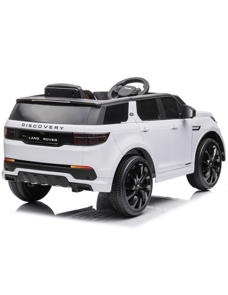 ELJLRD221WH,Masinuta electrica Chipolino SUV Land Rover Discovery cu scaun din piele si roti EVA white