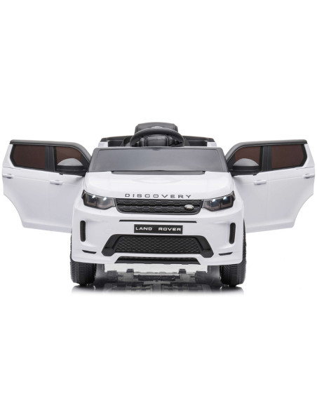 ELJLRD221WH,Masinuta electrica Chipolino SUV Land Rover Discovery cu scaun din piele si roti EVA white